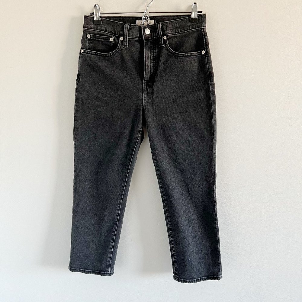 Madewell Classic Straight Leg Jean 26P Lunar Wash Cotton Blend